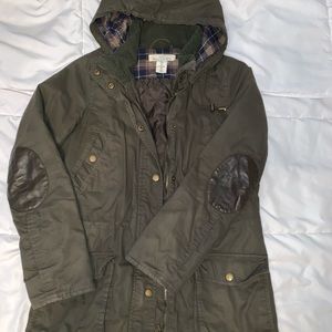 H&M hunter green Utility jacket